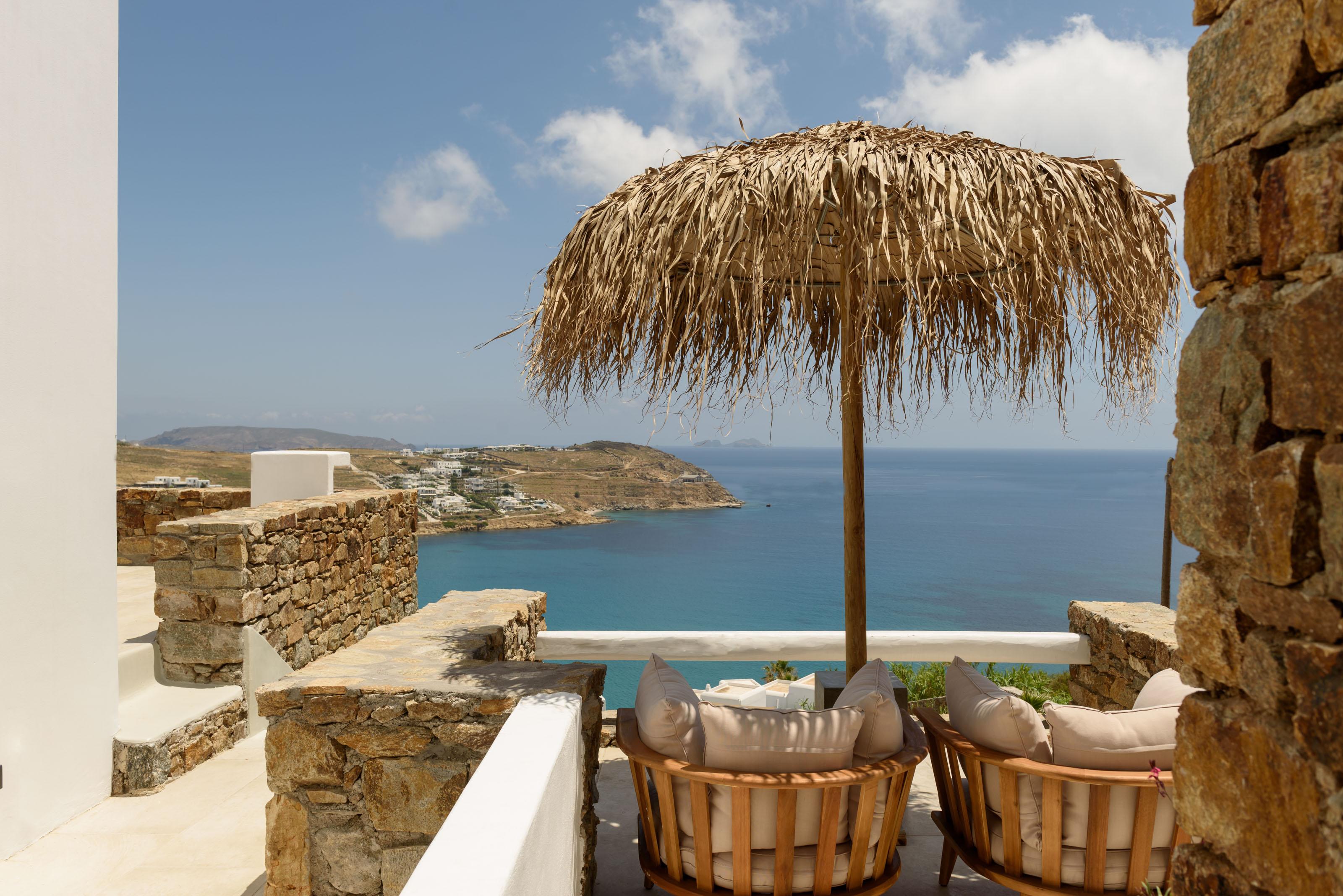 Bed and Breakfast The Summit Of Mykonos Кало-Ливади Экстерьер фото