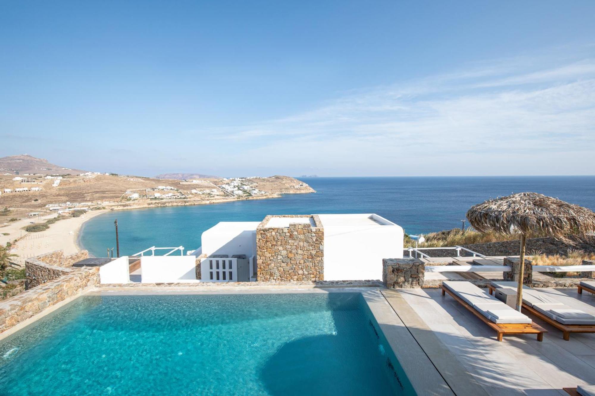 Bed and Breakfast The Summit Of Mykonos Кало-Ливади Экстерьер фото